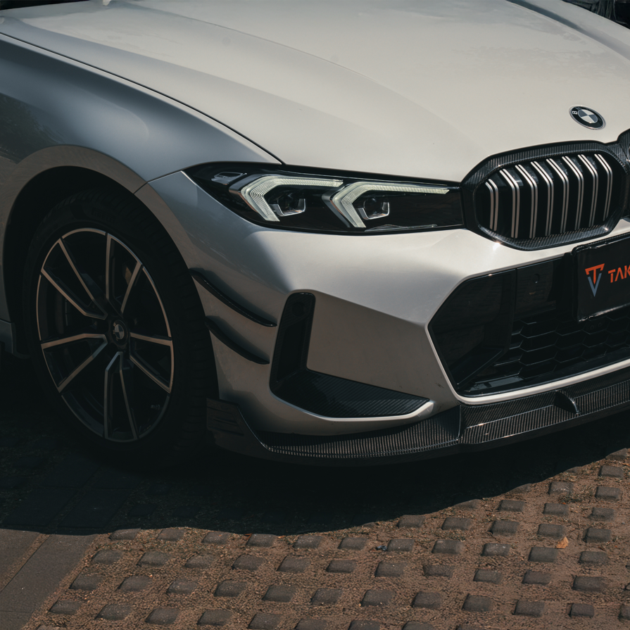BMW TAKD Pre-Preg Carbon Fiber Front Canards  for G20 3 Series LCI