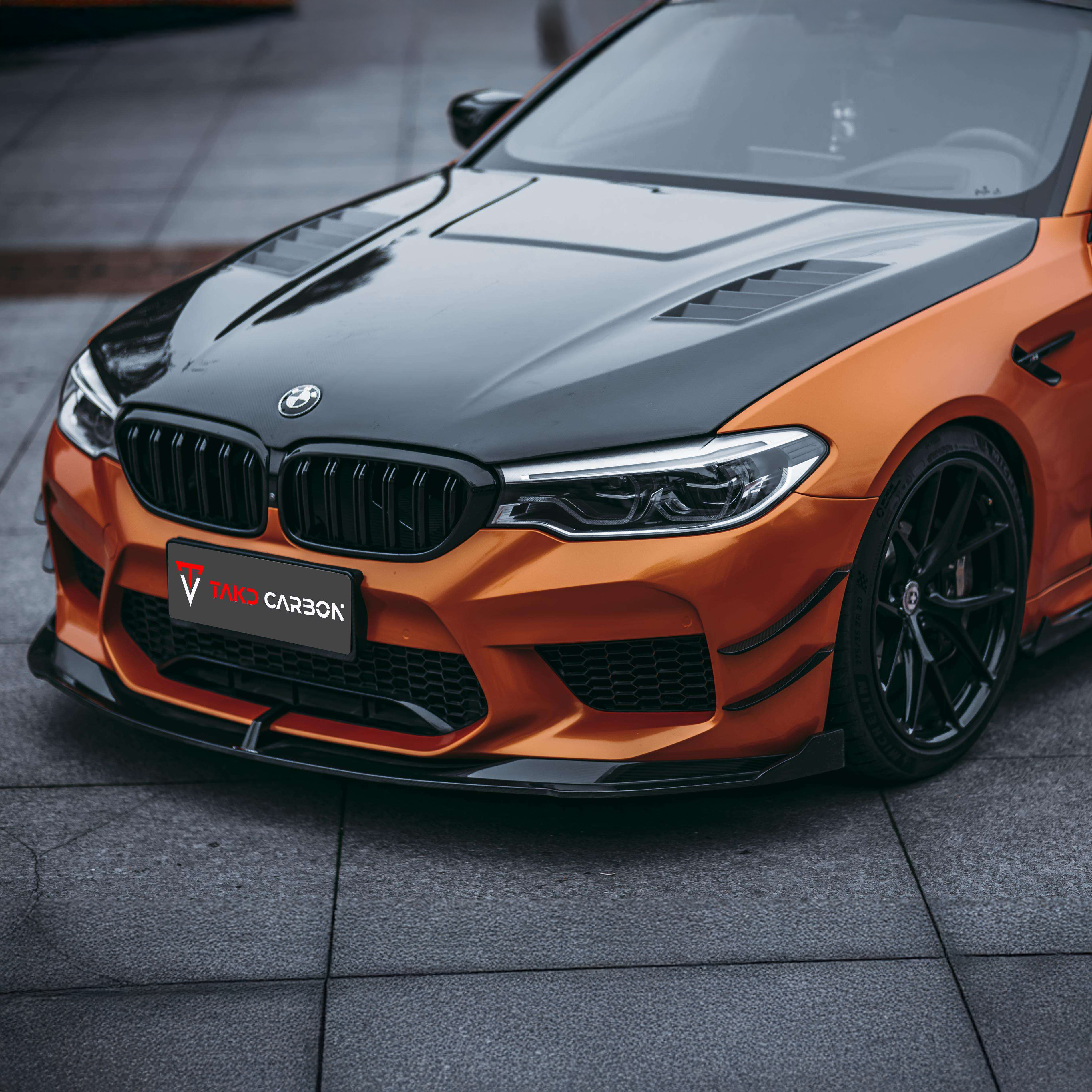 BMW TAKD Pre-Preg Carbon Fiber Front Canards F90 M5 Pre-LCI