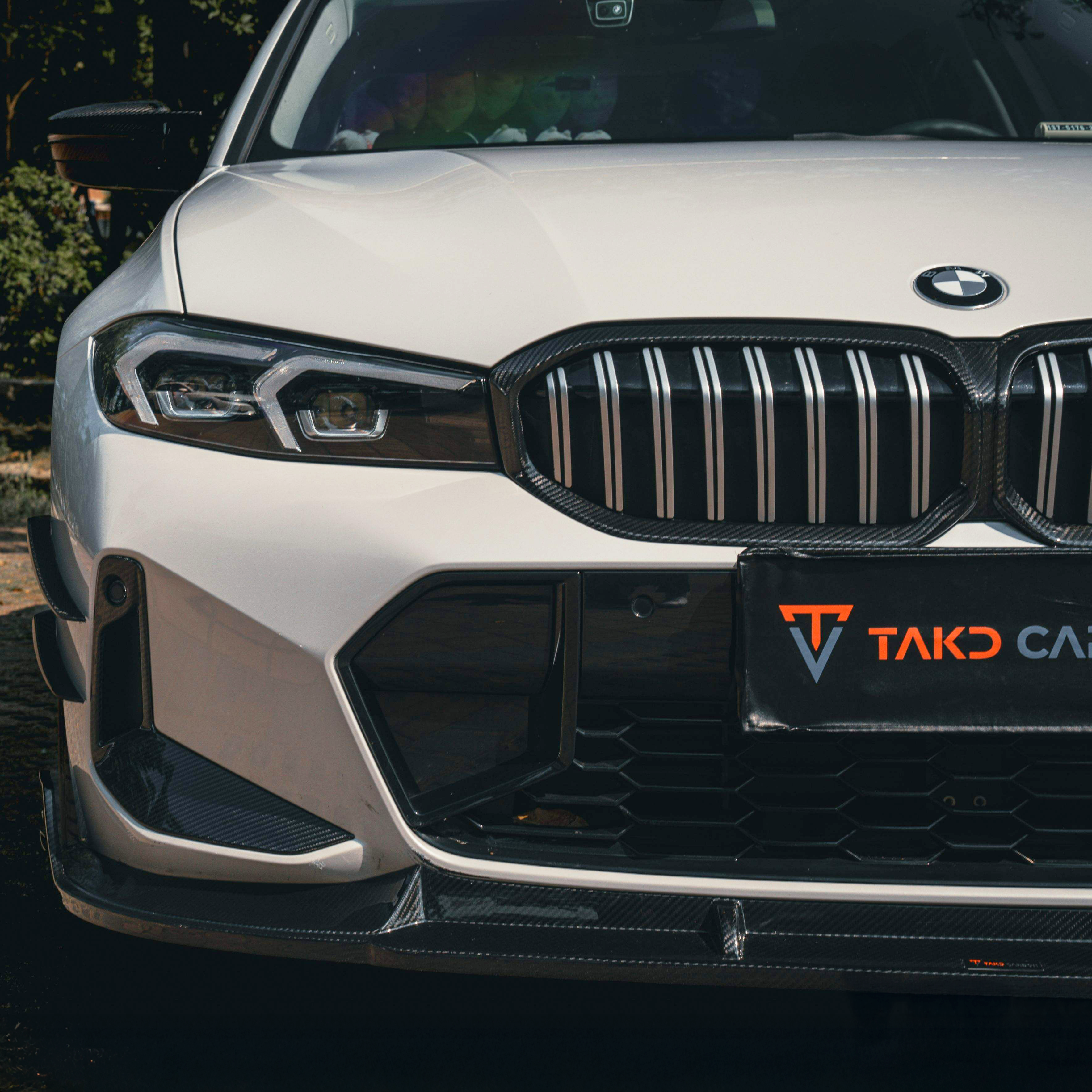 BMW TAKD Pre-Preg Carbon Fiber Front Splitter for G20 3 Series LCI
