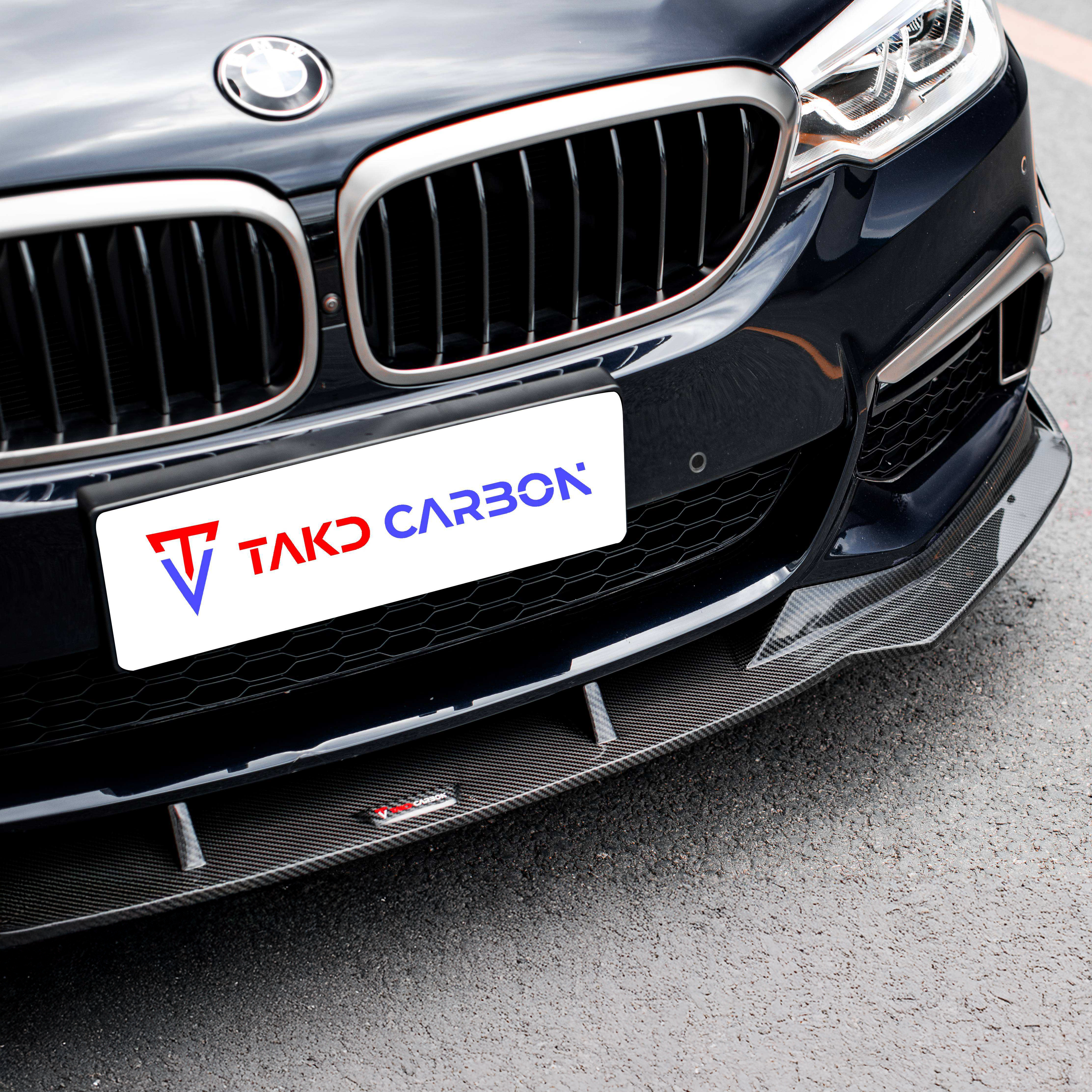 BMW TAKD Pre-Preg Carbon Fiber Front Splitter for G30 5 Series Pre-LCI