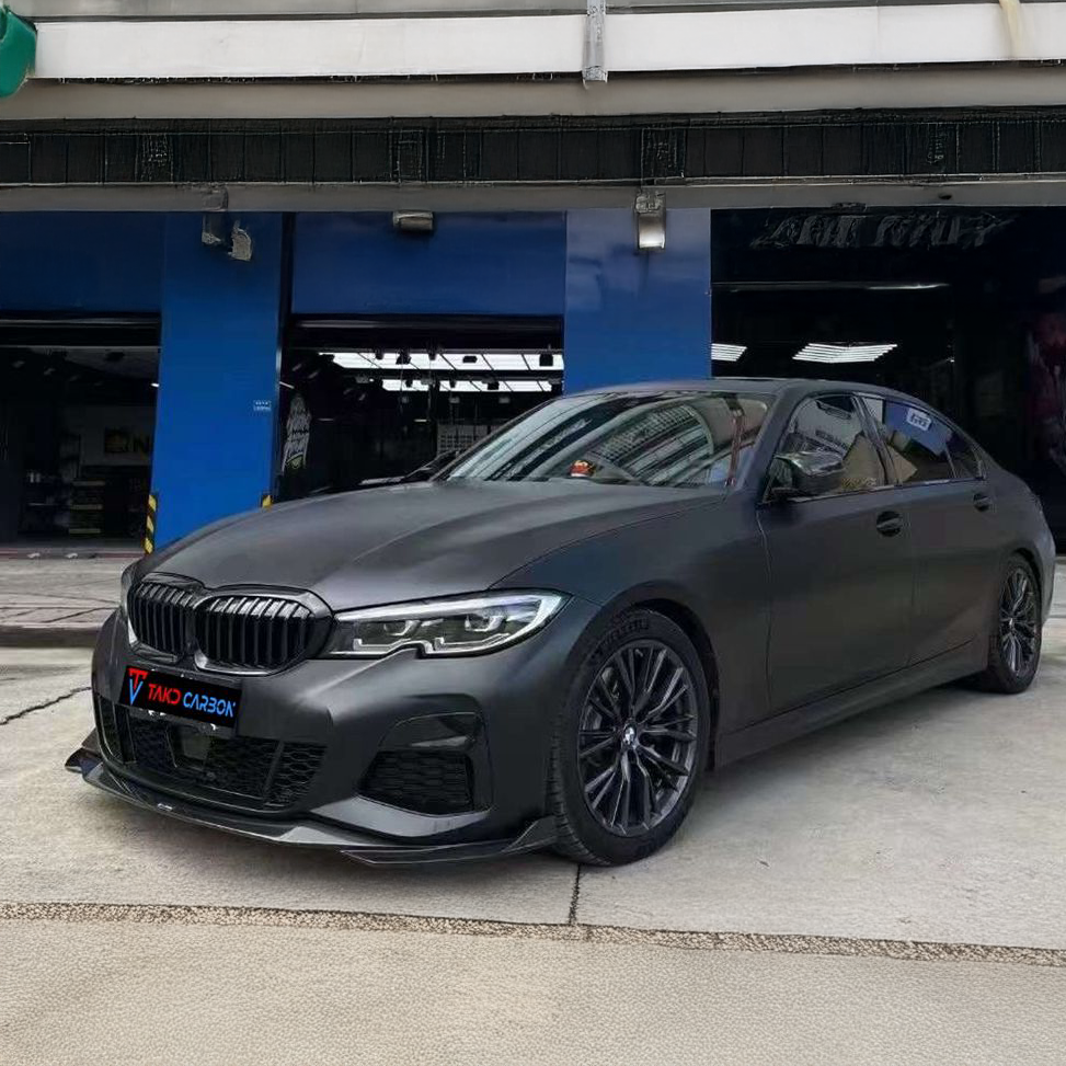 BMW TAKD V2 Pre-Preg Carbon Fiber Front Lip for 3 Series G20 Pre-LCI