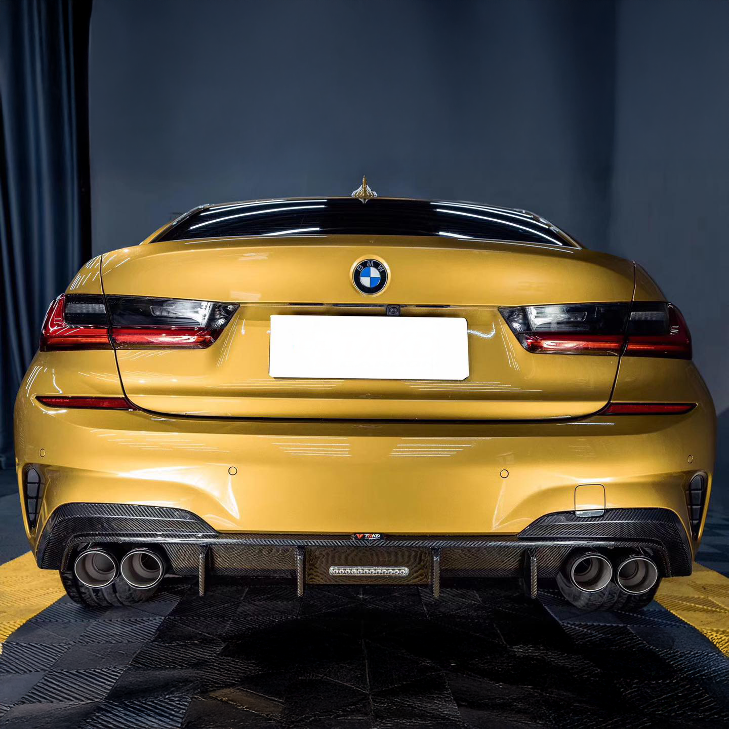 BMW TAKD Pre-Preg Carbon Fiber Rear Diffuser for G20 3 Series Pre-LCI