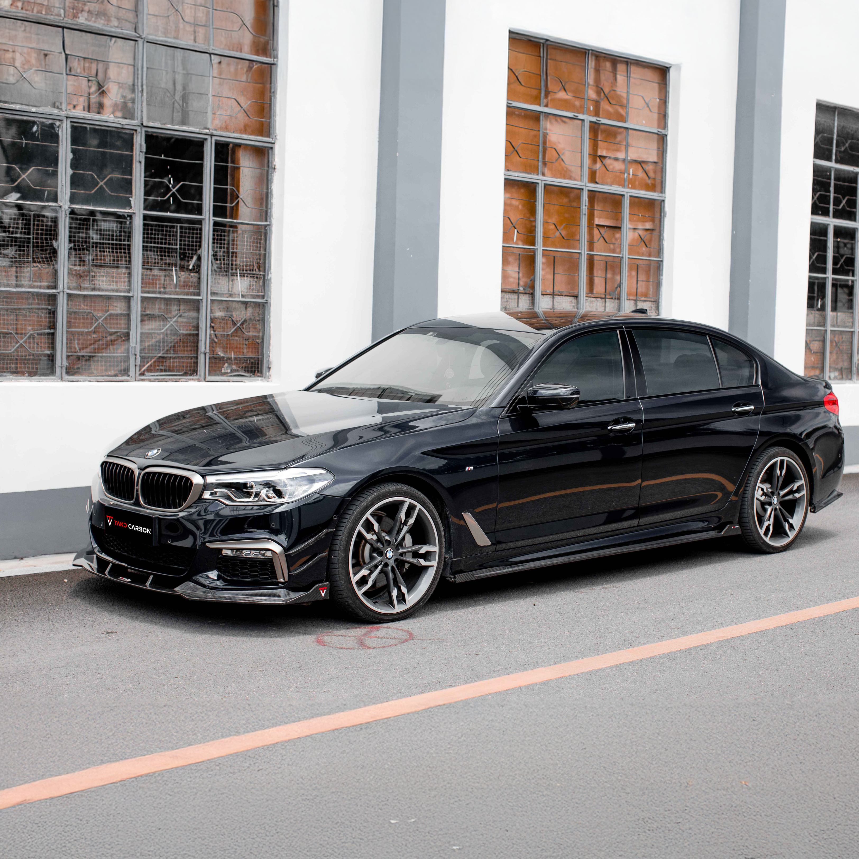 BMW TAKD Pre-Preg Carbon Fiber Front Canards for G30 5 Series Pre-LCI