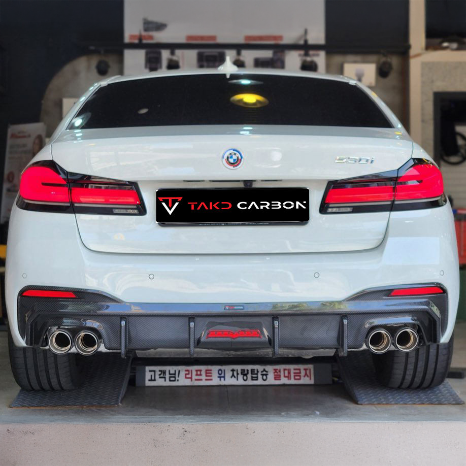BMW TAKD Pre-Preg Carbon Fiber Rear Diffuser for G30 5 Series