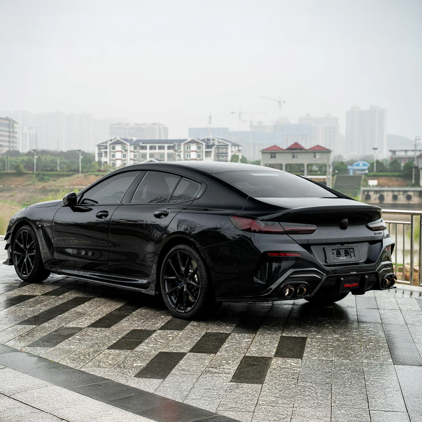 BMW TAKD V1 Pre-Preg Carbon Fiber Rear Diffuser for G15 8 Series