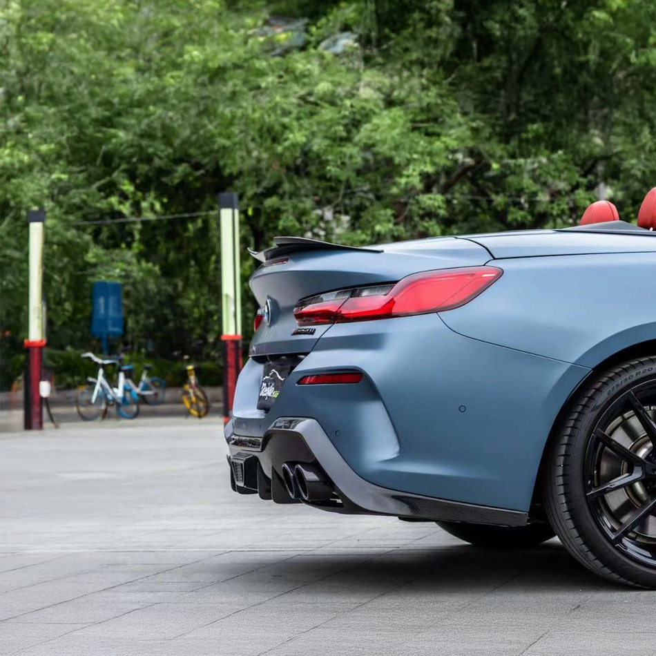 BMW TAKD V2 Pre-Preg Carbon Fiber Rear Spoiler for G14 8 Series & F91 M8 Convertible