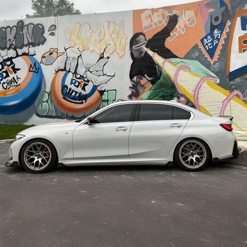 BMW TAKD V3 Pre-Preg Carbon Fiber Side Skirts for 3 Series G20