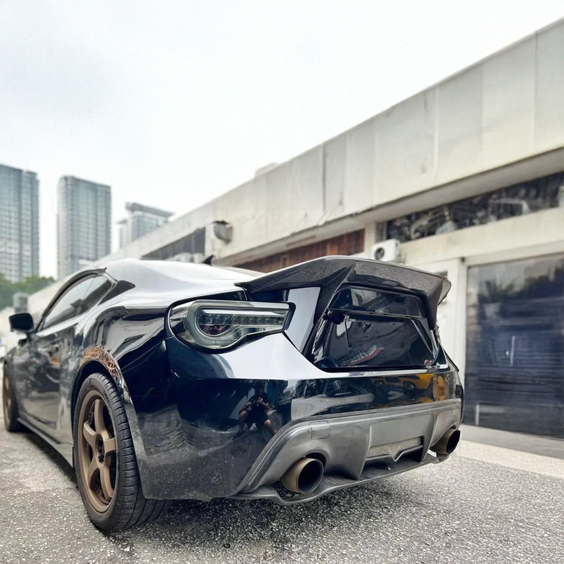 Toyota & Subaru Carbon Fiber AB Style Rear Spoiler for ZN6/ZC6 GT86 & BRZ