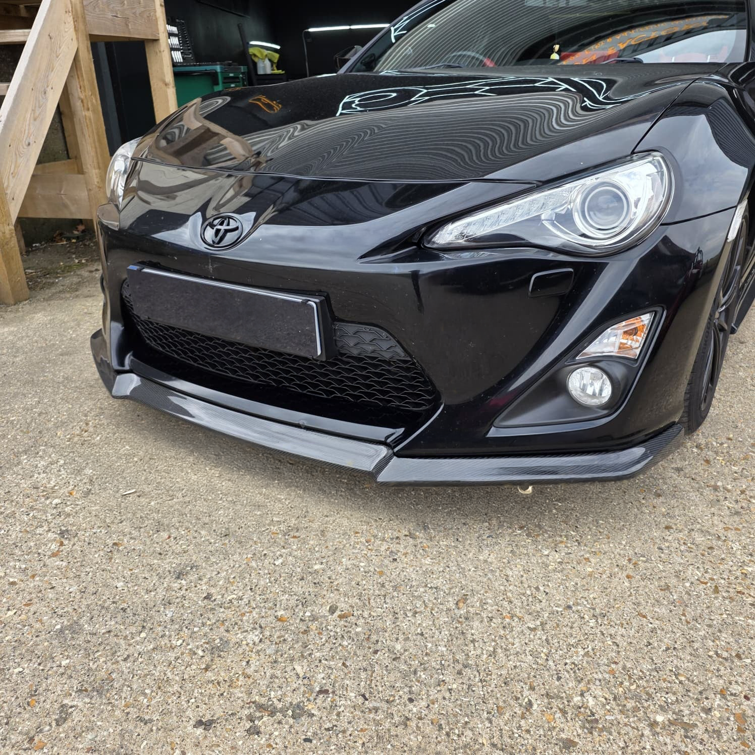 Toyota & Subaru Carbon Fiber JSL Style V2 Front Splitter for ZN6/ZC6 GT86 & BRZ PFL