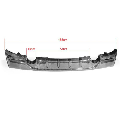 BMW Carbon Fiber M Sport Style Rear Diffuser for F22