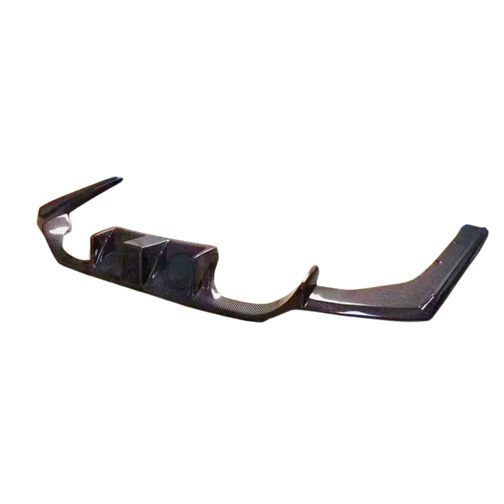 BMW Carbon Fiber Rear Diffuser with Brake Light for F30