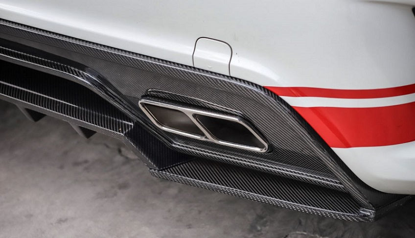Mercedes Carbon Fiber Revozport Style Rear Diffuser for W176 PFL