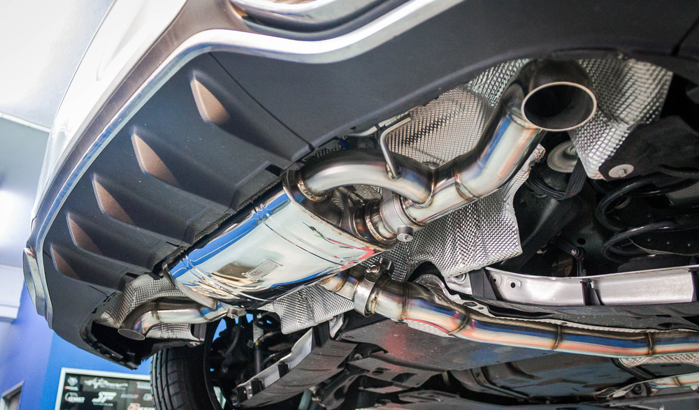 Custom Titanium Catback Valved Exhaust for Mercedes A250 W177