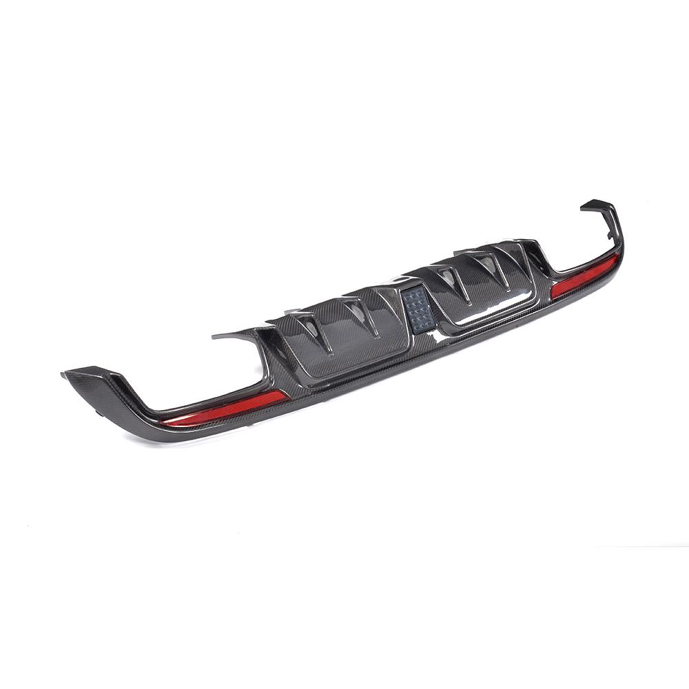 Mercedes Carbon Fiber Brabus Style Rear Diffuser for W205 PFL