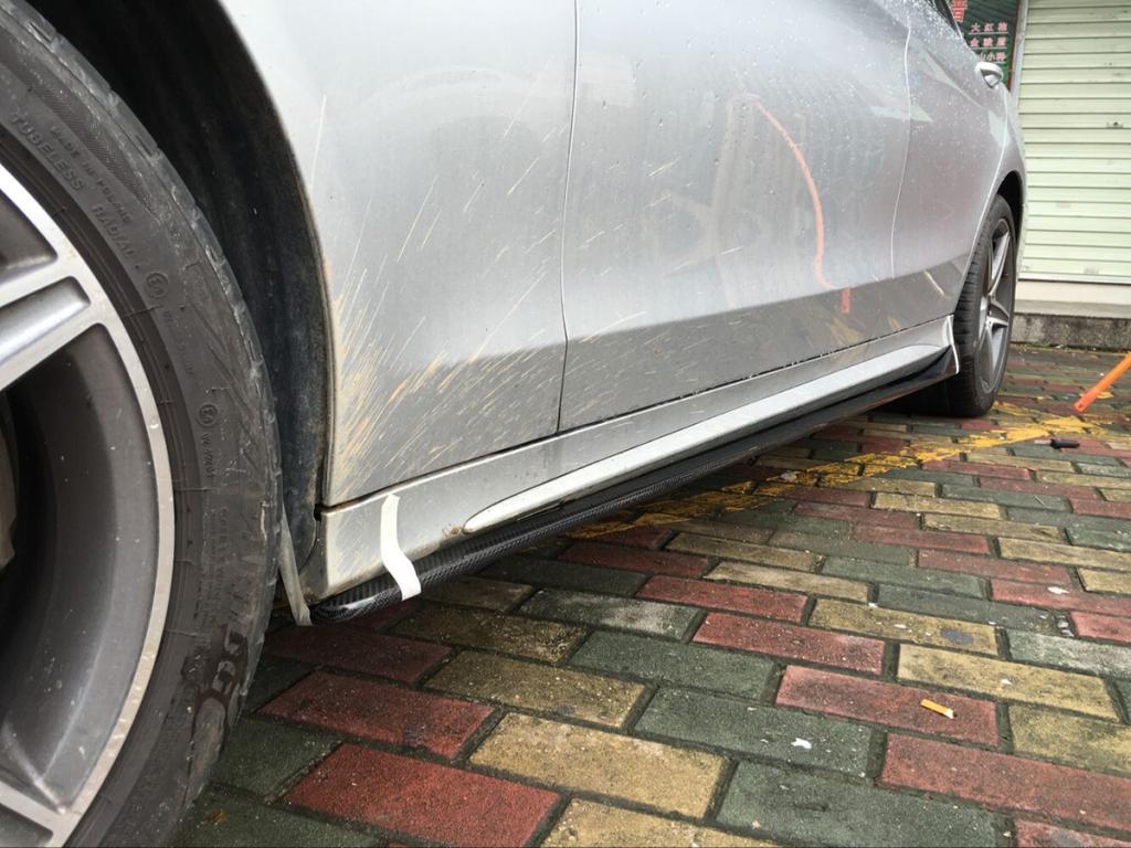 Mercedes Carbon Fiber JCS Style Side Skirts for W205 Sedan