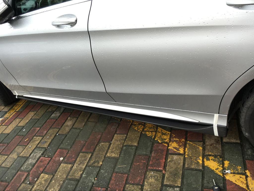 Mercedes Carbon Fiber JCS Style Side Skirts for W205 Sedan