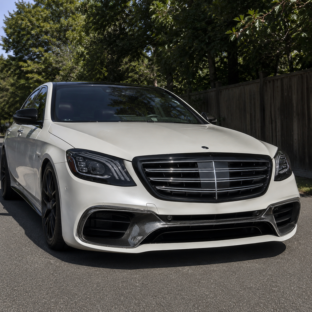Mercedes Carbon Fiber Front Vent Trim for W222 S63 & S65