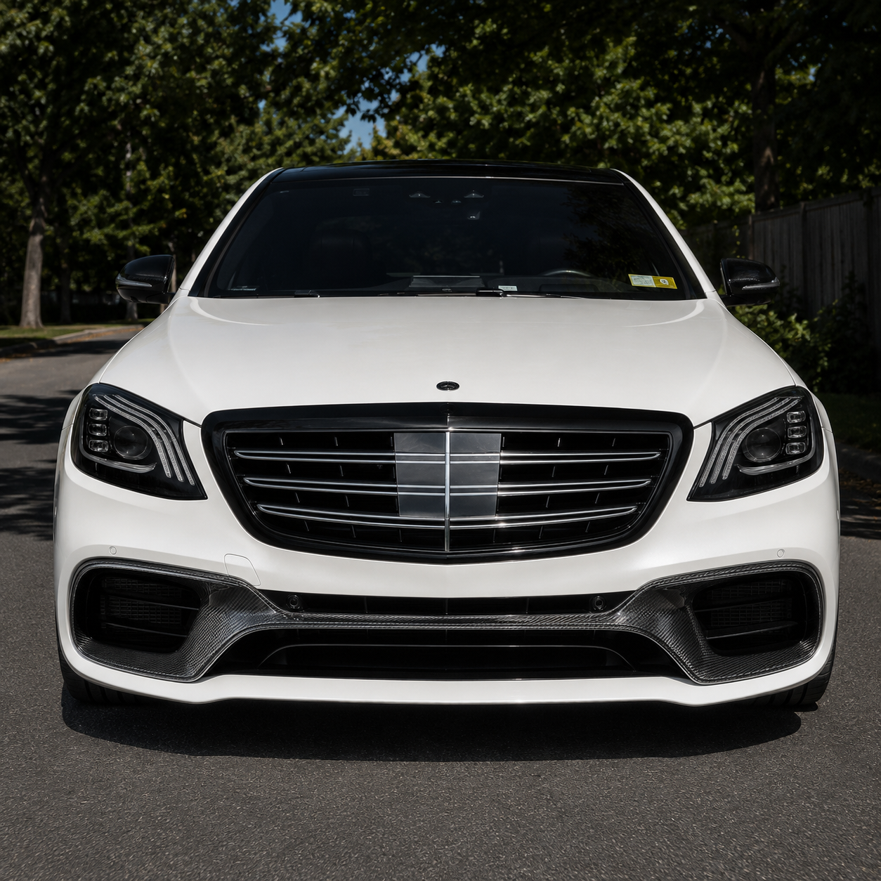 Mercedes Carbon Fiber Front Vent Trim for W222 S63 & S65