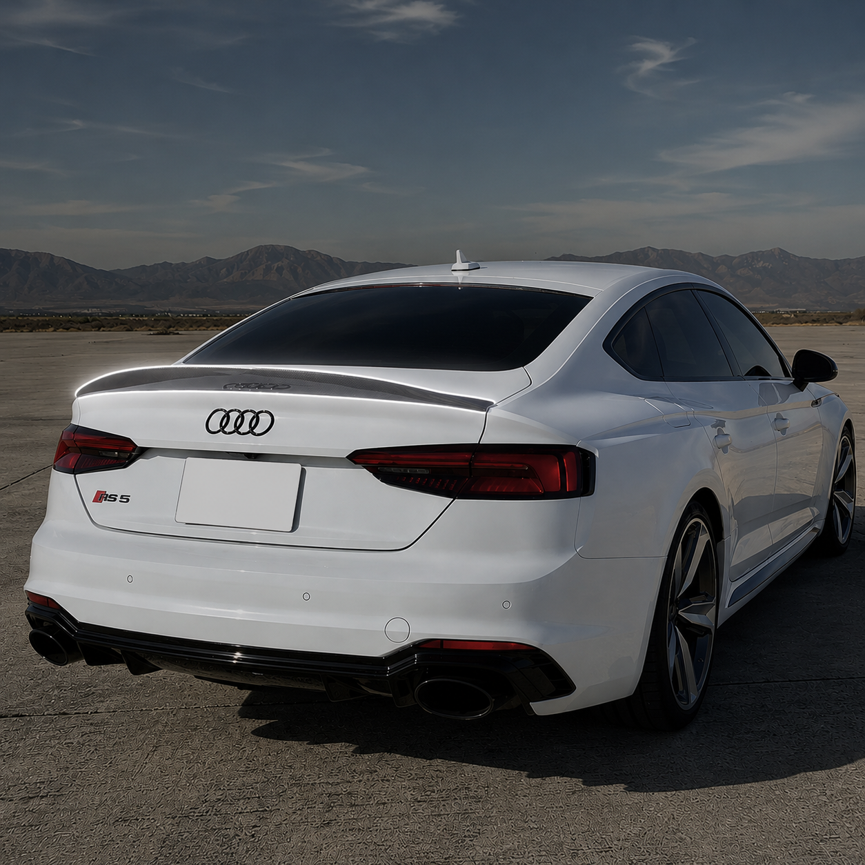 Audi Carbon Fiber HK Style Rear Trunk Spoiler for B9 & B9.5 A5 / S5 / RS5 Coupe