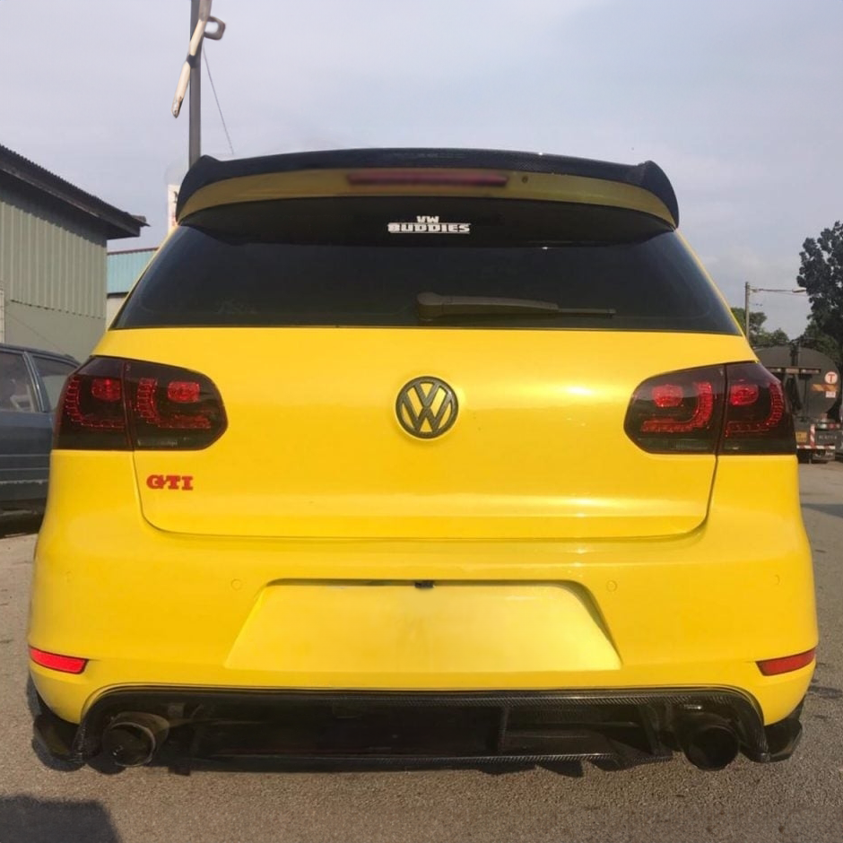 Volkswagen Carbon Fiber Osir Style Rear Spoiler for Golf MK6