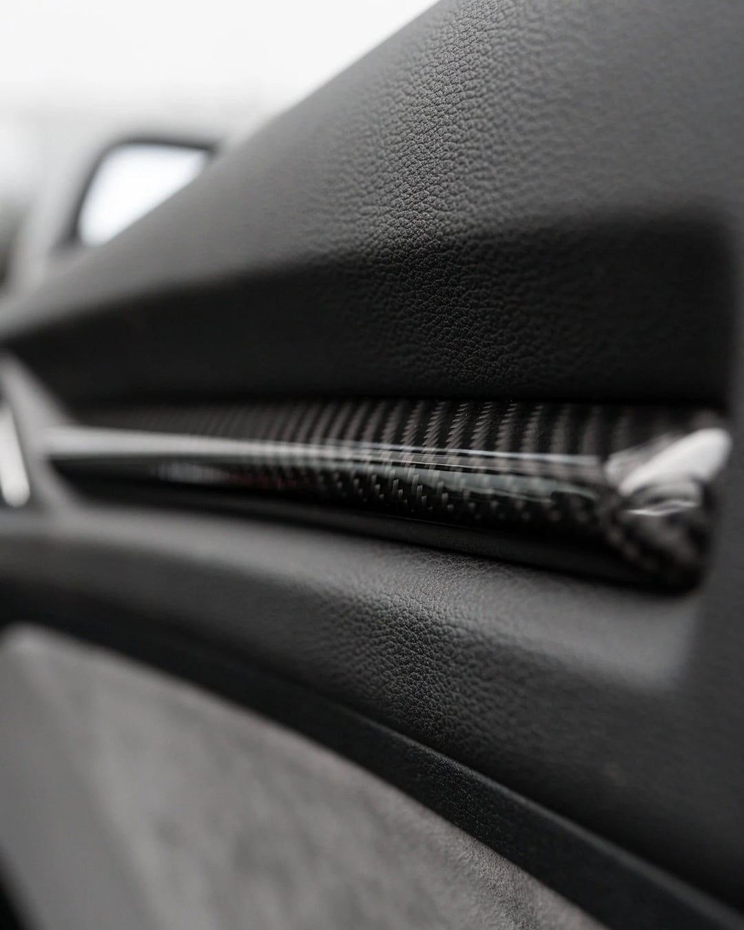 Audi Carbon Fiber Interior Center Console & Dash Trim for 8V