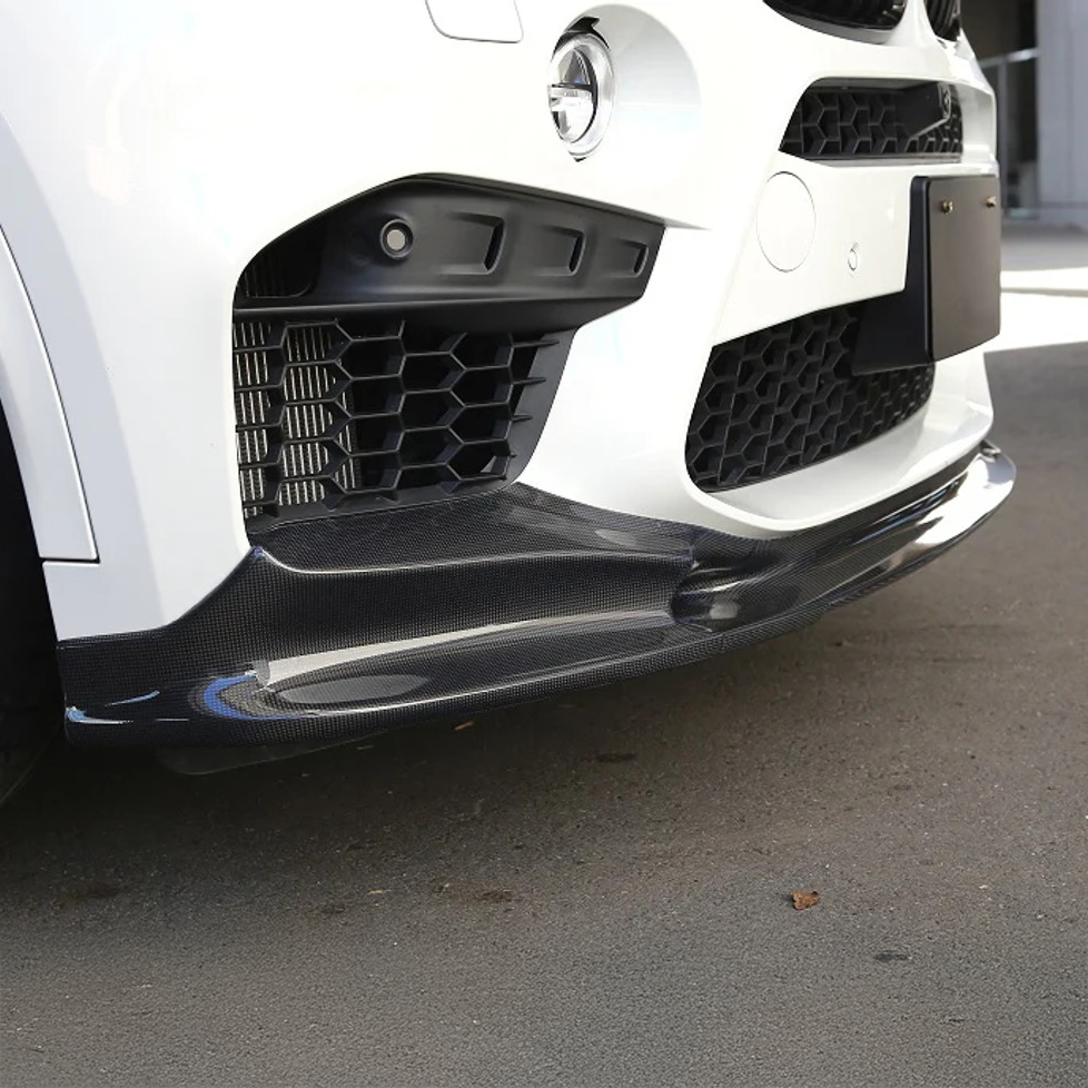 BMW Carbon Fiber 3D Designs Style Front Splitter for F85 X5M & F86 X6M