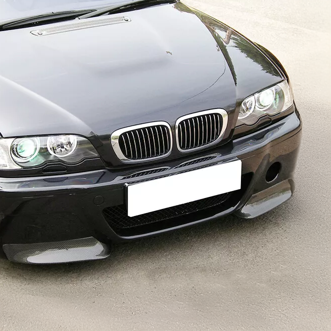 BMW Carbon Fiber CSL Style Front Splitter for E46 M3