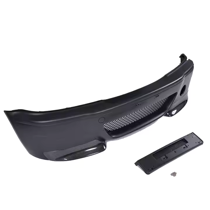 BMW Carbon Fiber & FRP CSL Style Front Bumper for E46 Coupe