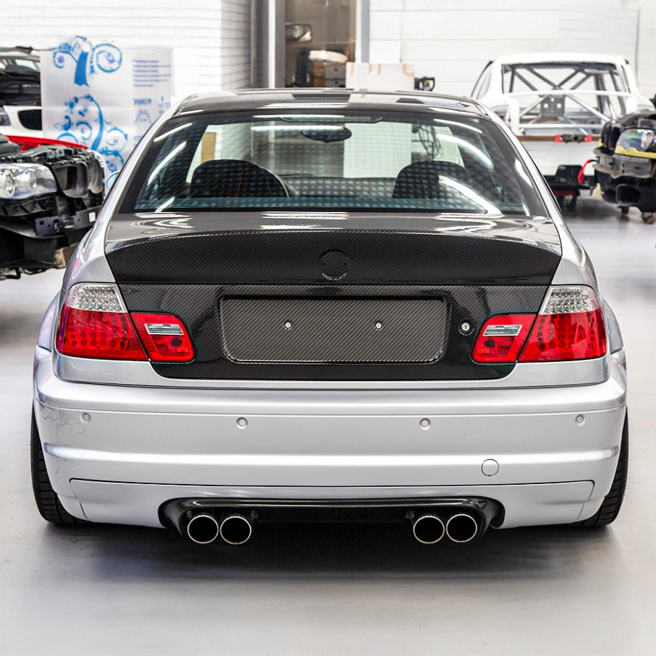 BMW Carbon Fiber CSL Style Rear Bootlid Trunk for E46 Coupe