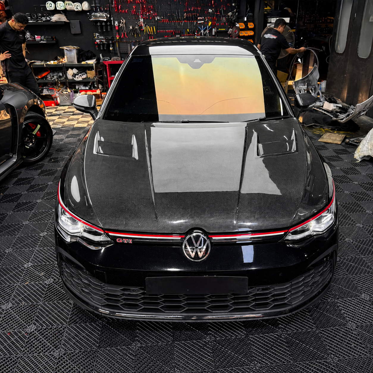 Volkswagen Carbon Fiber ASPEC Style Hood for Golf MK8