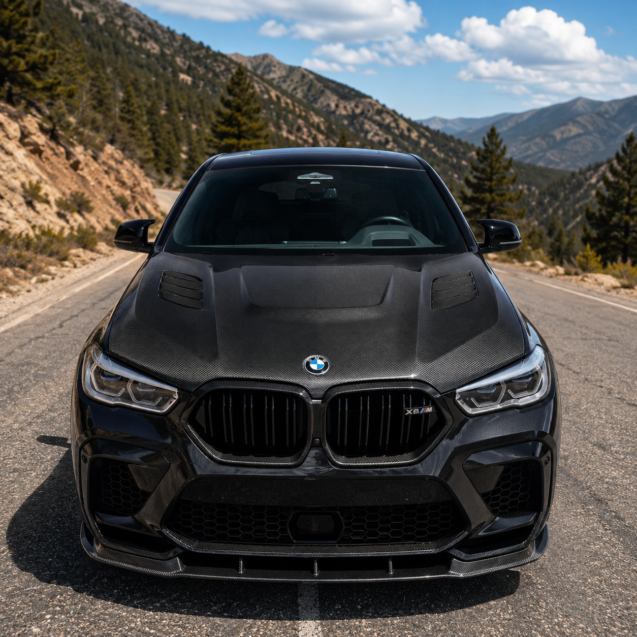 BMW Pre-Preg Carbon Fiber JSL Style Hood for G05 X5 & F95 X5M & G06 X6 & F96 X6M