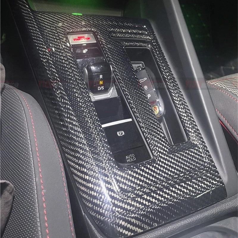 Volkswagen Carbon Fiber Interior Centre Console for Golf MK8 GTI