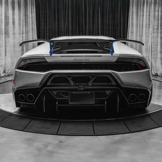 Lamborghini Dry Carbon Fiber Vorsteiner Style Rear Bumper & Diffuser for Huracan LP580 LP610