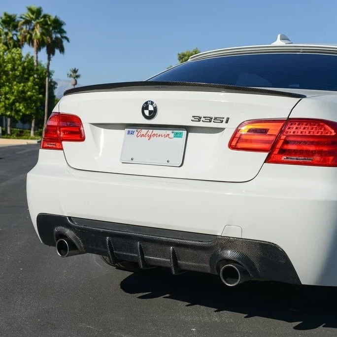 BMW Carbon Fiber EEA Designs V2 Rear Diffuser for E92 Coupe