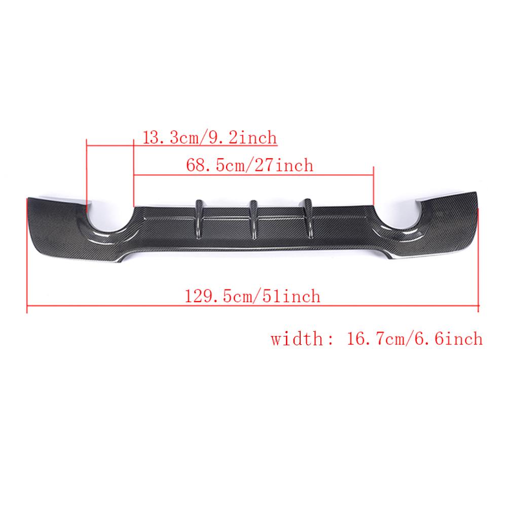 BMW Carbon Fiber EEA Designs V2 Rear Diffuser for E92 Coupe