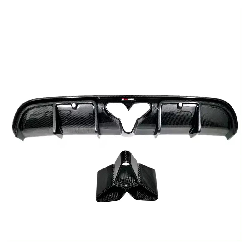 Porsche TAKD V1 Pre-Preg Carbon Fiber Rear Diffuser for 718 Cayman & Boxter