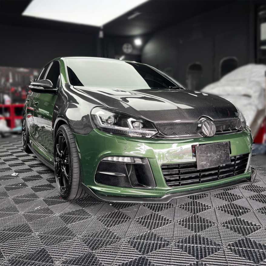 Volkswagen EEA Designs Carbon Fiber Front Bumper Trim for MK6R