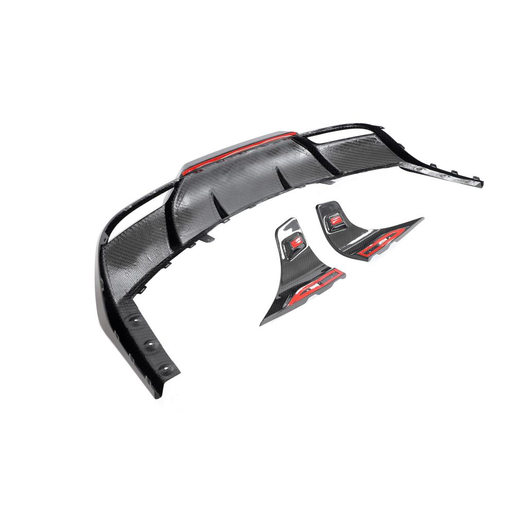 Tesla Dry Carbon Fiber EEA Designs Rear Diffuser for Model 3 2024+