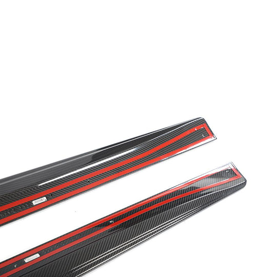 Tesla Dry Carbon Fiber EEA Designs Side Skirts for Model 3 2024+