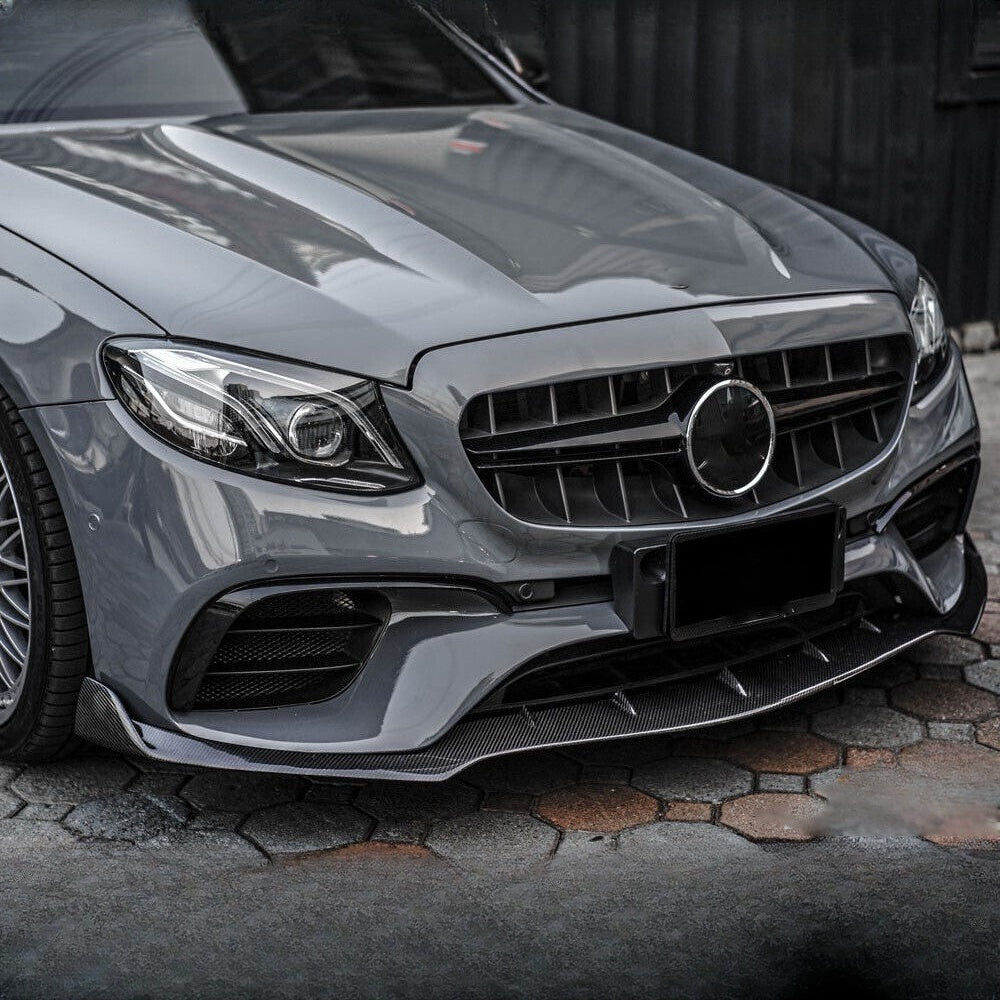 Mercedes Carbon Fiber Brabus Style Front Splitter for W213 E63