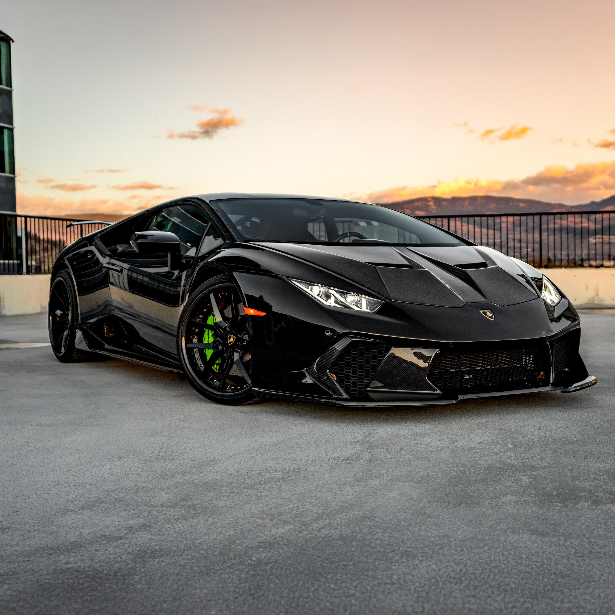 Lamborghini Pre-Preg Carbon Fiber Vorsteiner Style Side Skirts for Huracan LP580 LP610