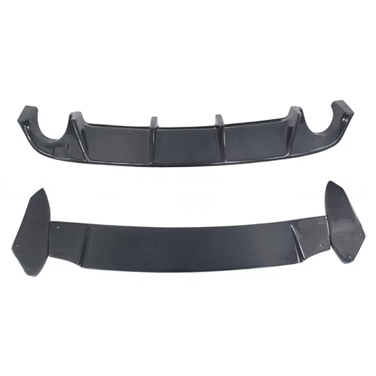 Volkswagen Carbon Fiber Revozport Style Rear Diffuser for Golf MK6 GTI