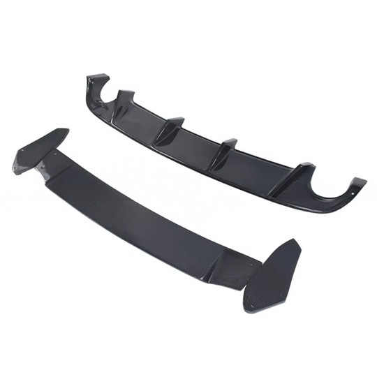 Volkswagen Carbon Fiber Revozport Style Rear Diffuser for Golf MK6 GTI