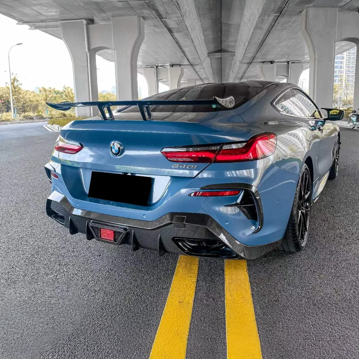 BMW Pre-Preg Carbon Fiber AC Style Rear Diffuser for G14/G15/G16 8 Series