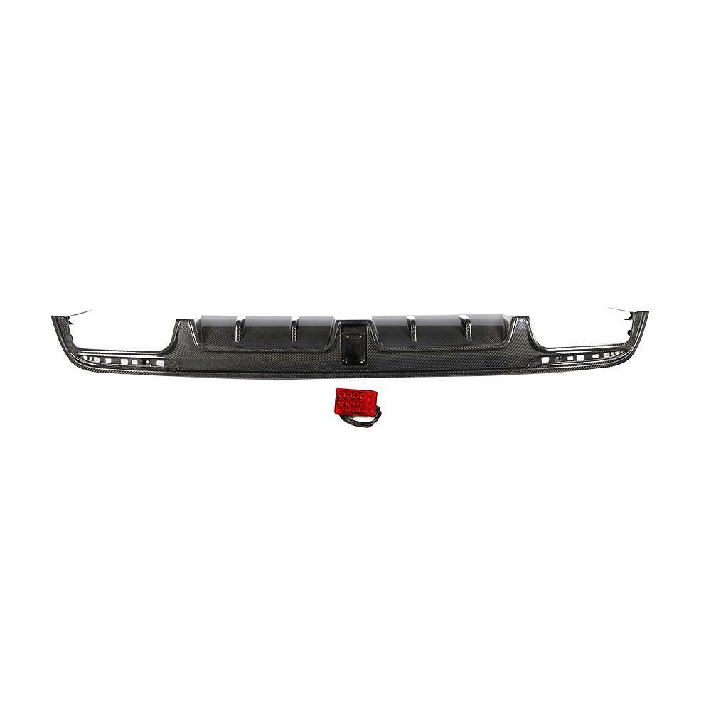 Mercedes Carbon Fiber Brabus Style Rear Diffuser for W222 PFL