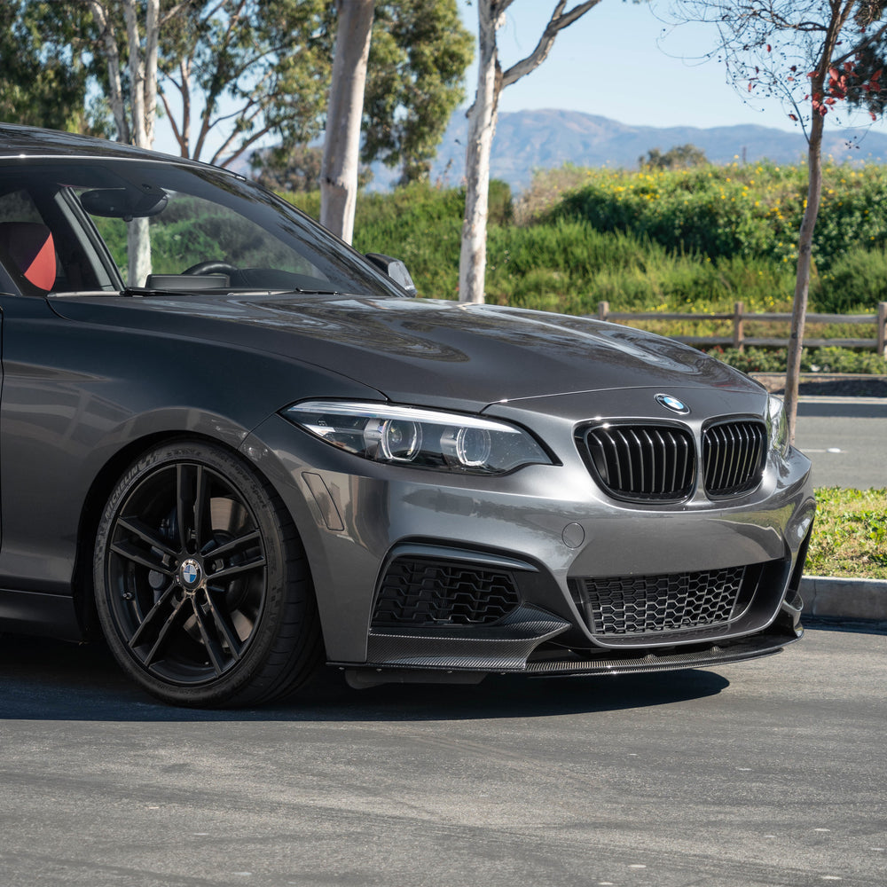 BMW Carbon Fiber M Performance Style Front Splitter for F22