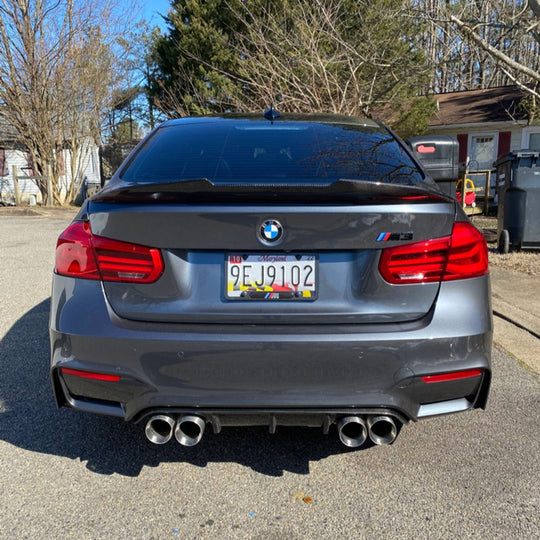 BMW Carbon Fiber PSM Style Rear Spoiler for F30