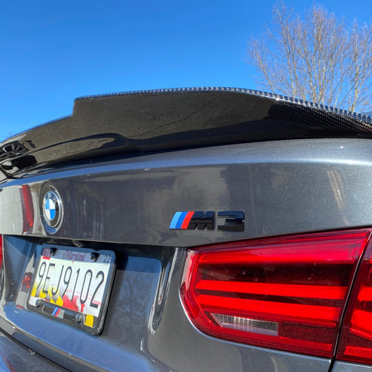 BMW Carbon Fiber PSM Style Rear Spoiler for F30