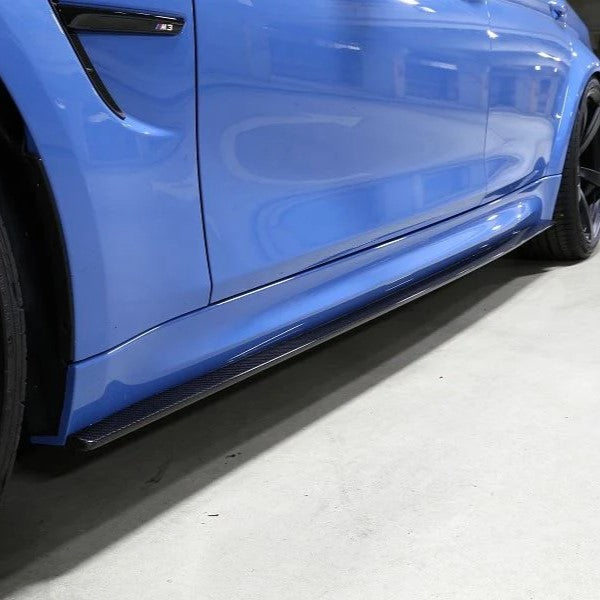 BMW Carbon Fiber 3D Design Style Side Skirts for F80 M3