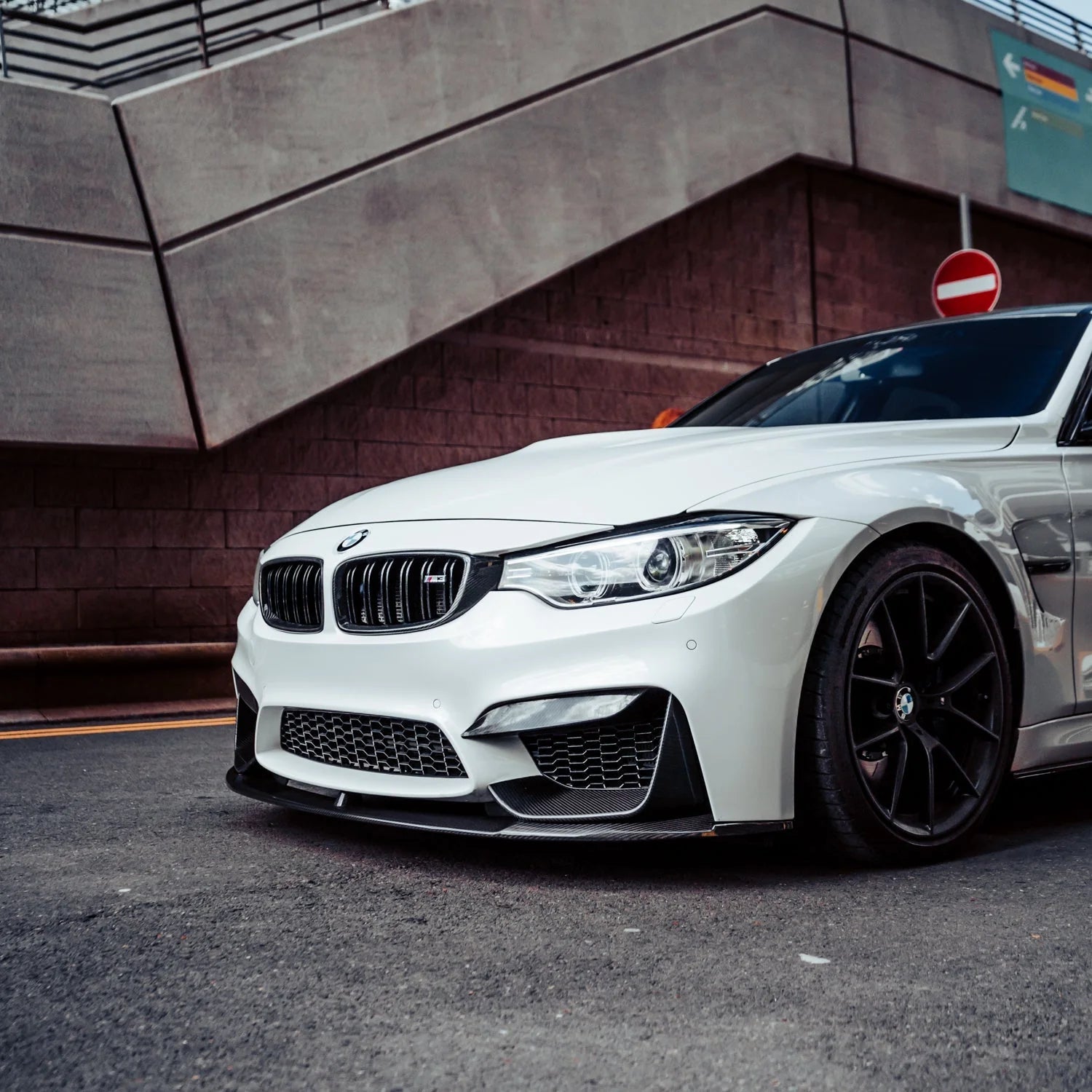 BMW Carbon Fiber M Performance Style Front Splitter for F80 M3 & F82 M4